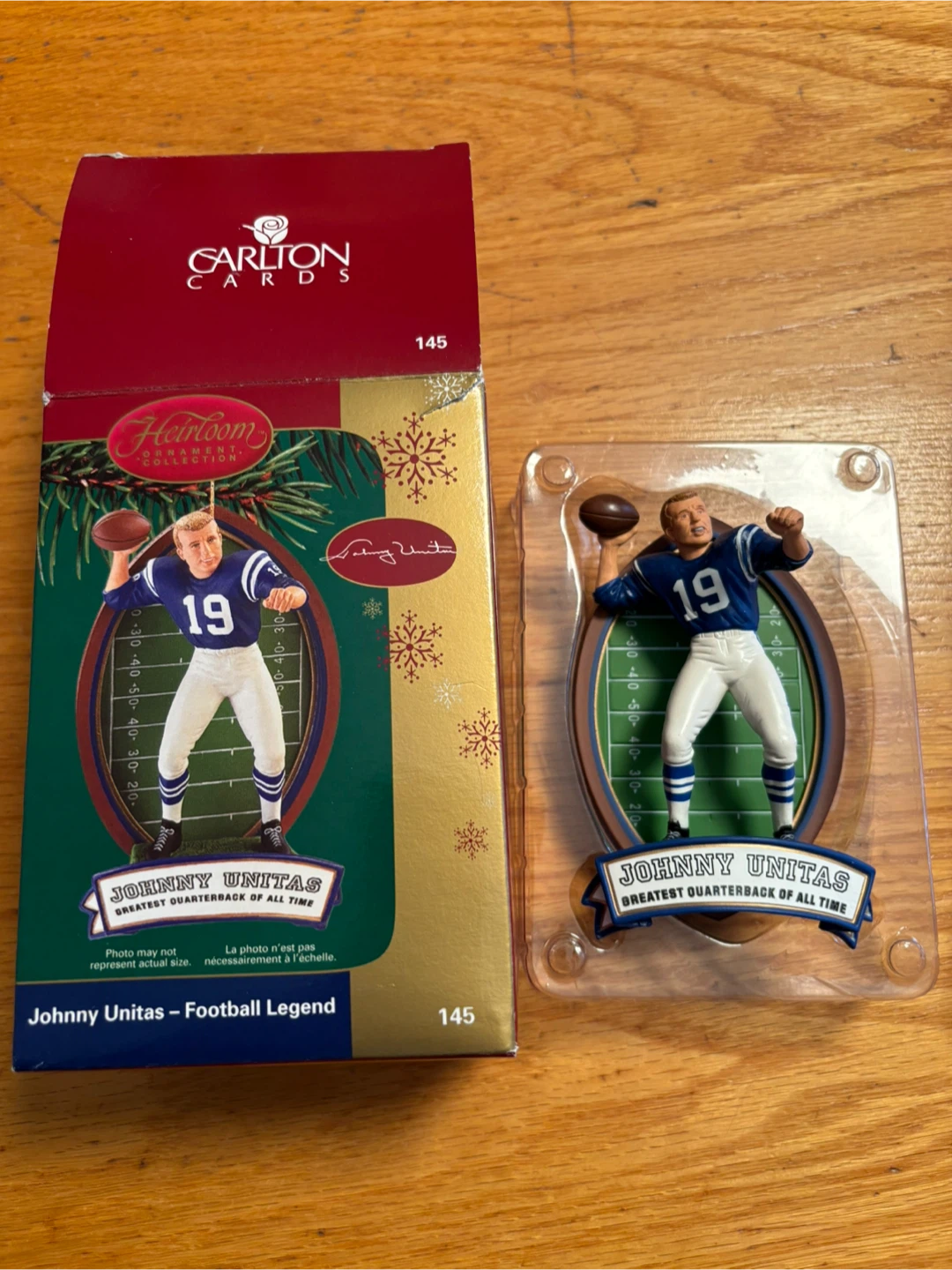 Johnny Unitas Football Legend Ornament - photo 2