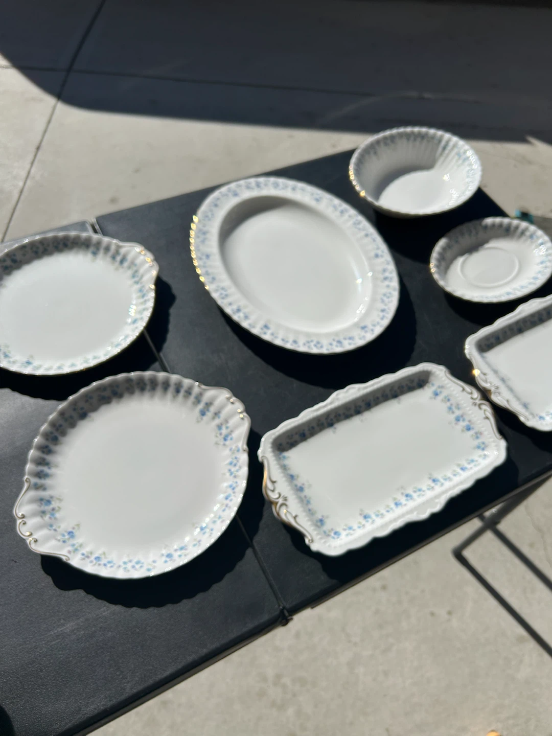 Royal Albert bone china serving plates