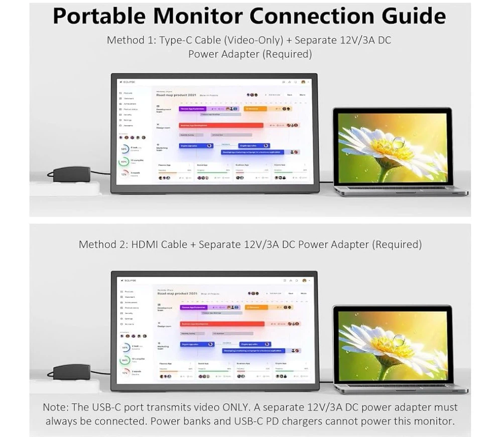 21.5 inch Portable Monitor FULL HD - photo 3