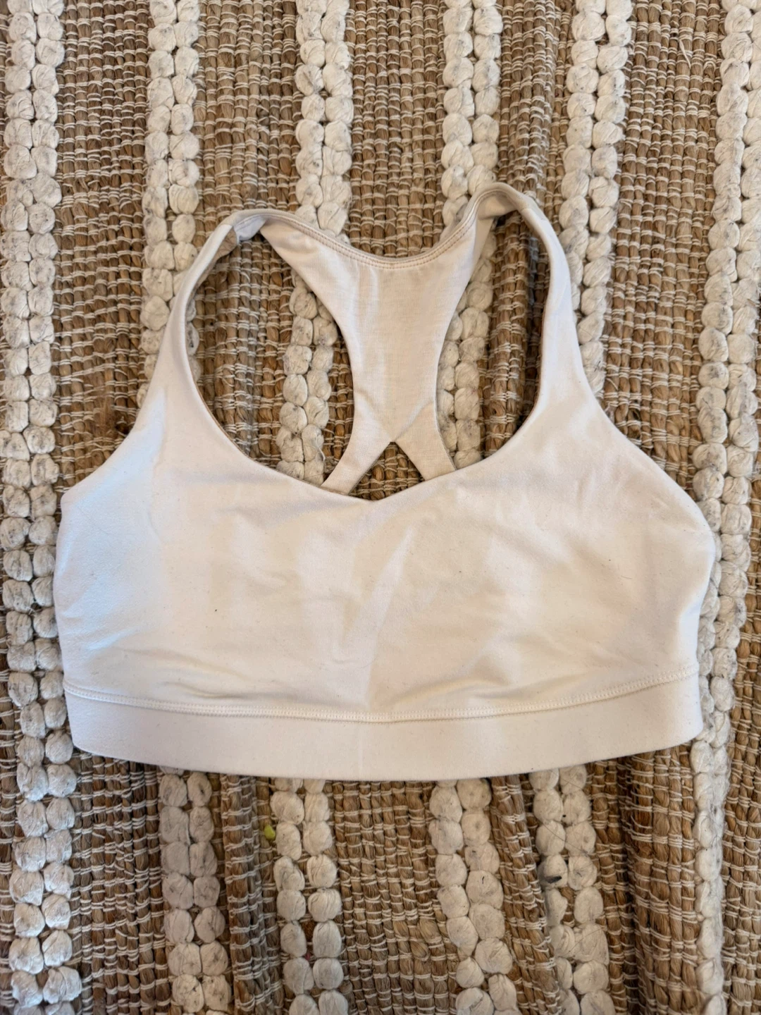 Lululemon White Sports Bra