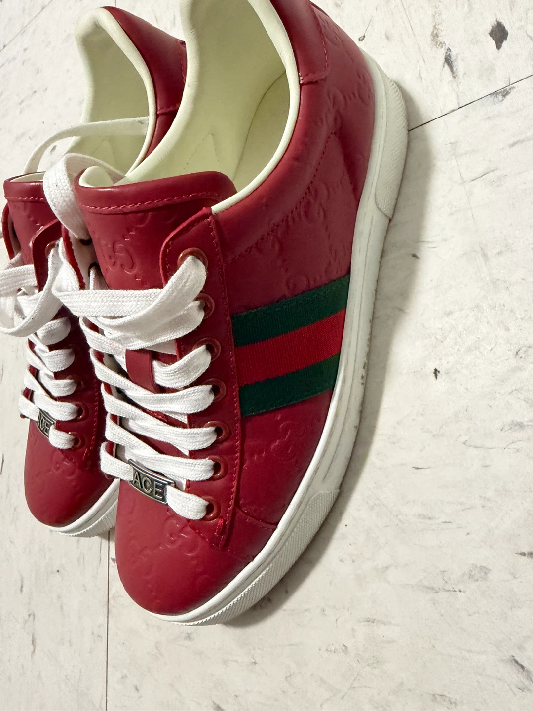 Gucci Ace Sneakers Red