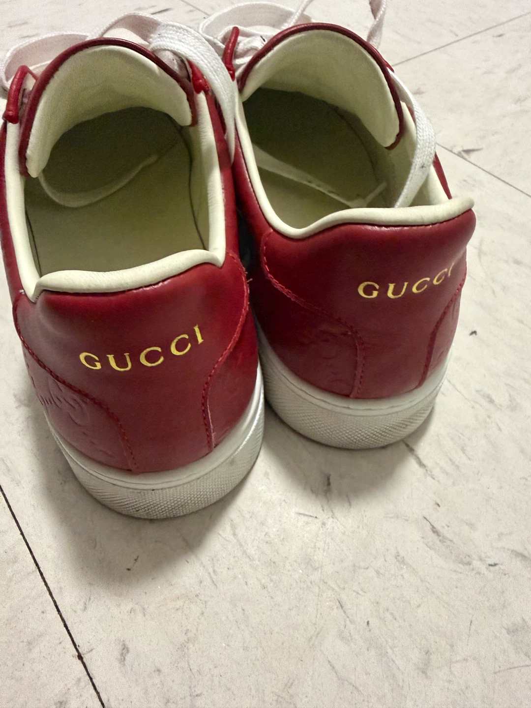 Gucci Ace Sneakers Red - photo 2