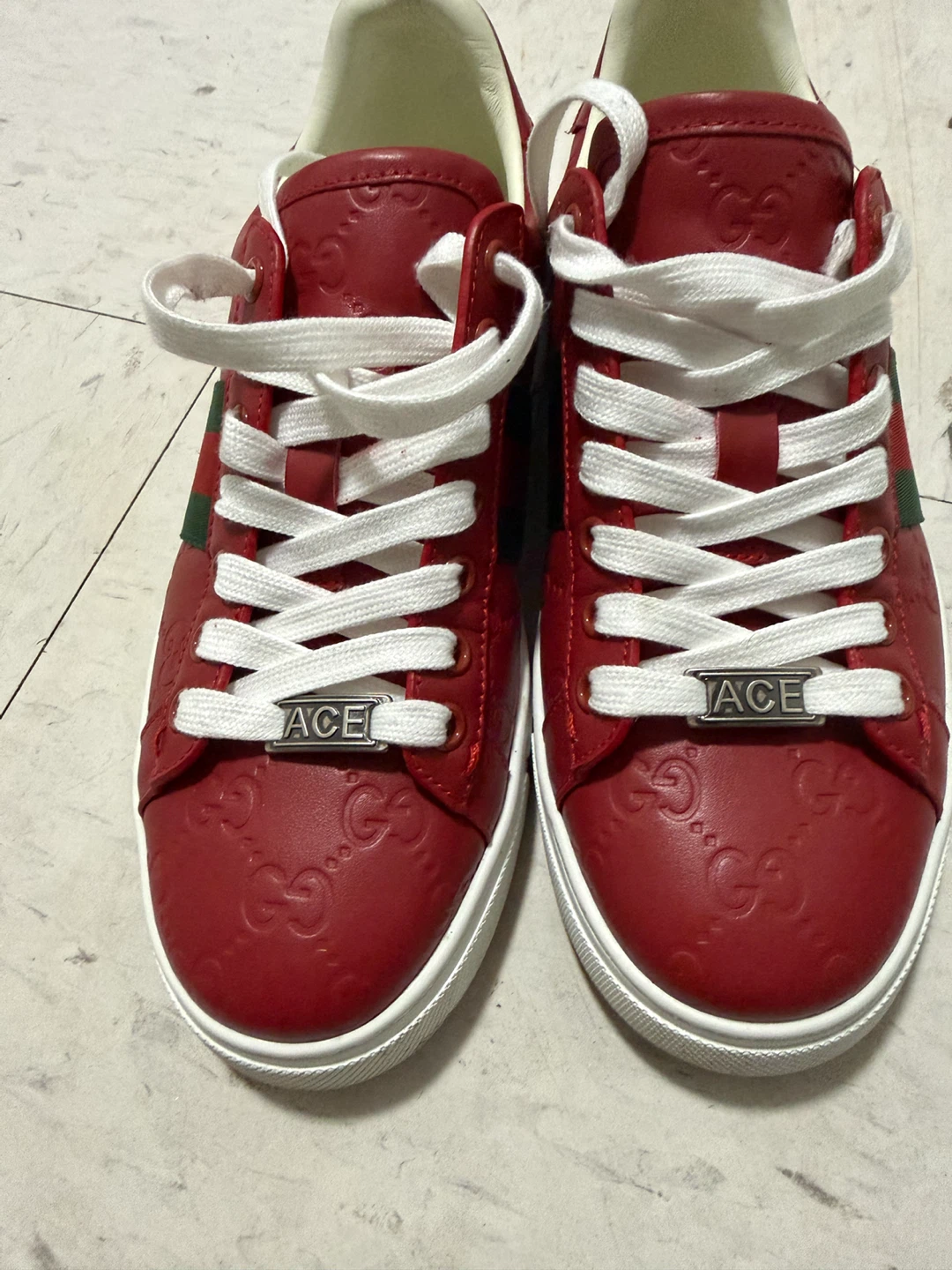Gucci Ace Sneakers Red - photo 3
