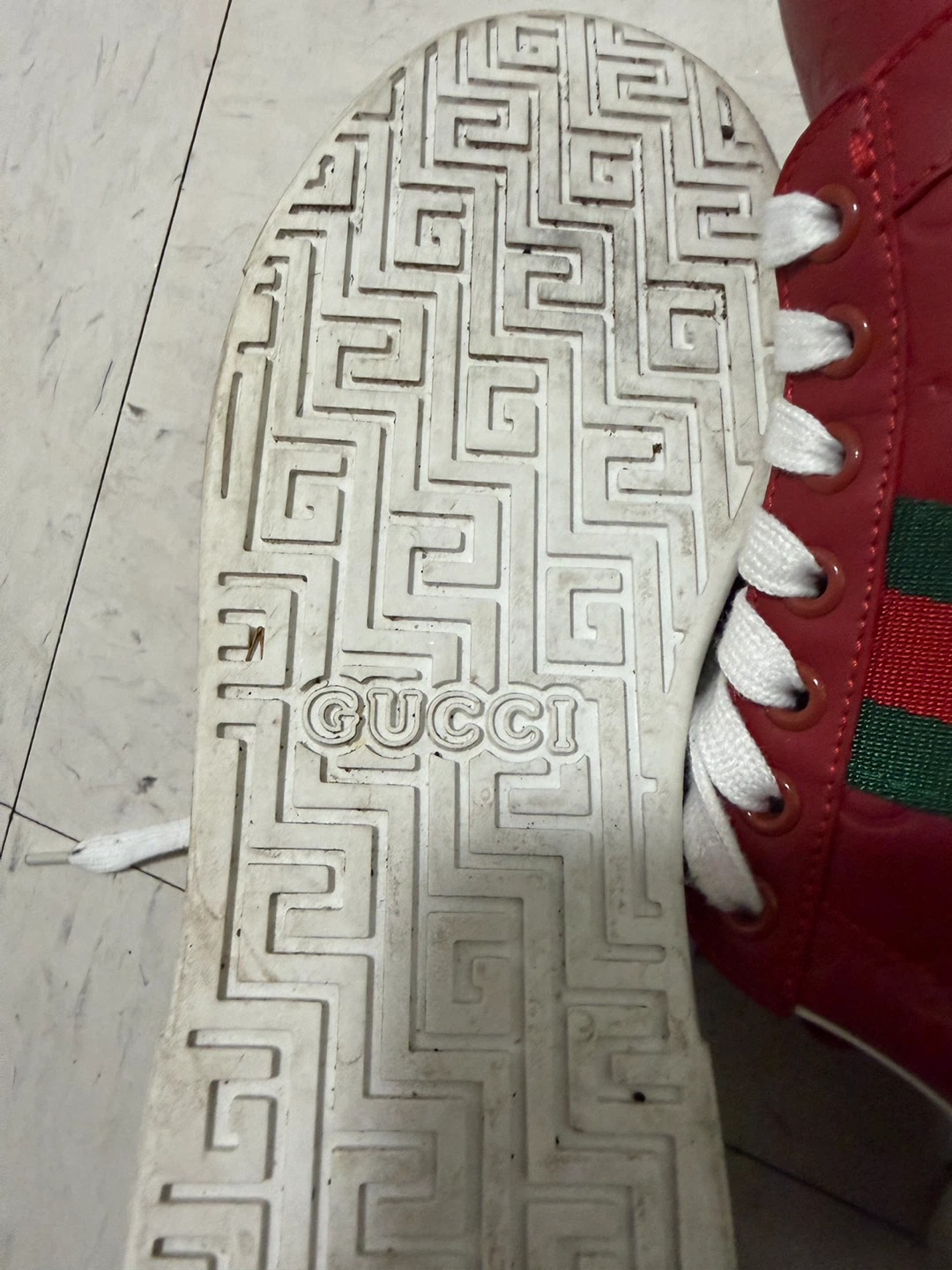 Gucci Ace Sneakers Red - photo 5