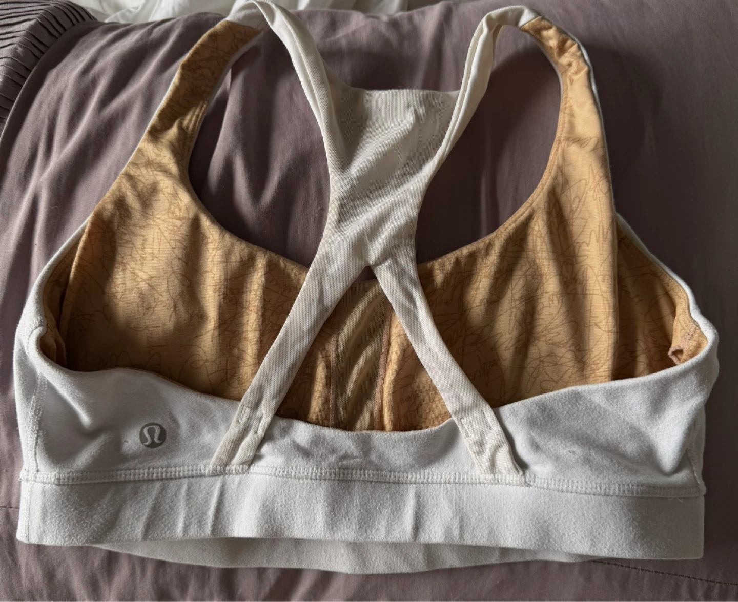 Lululemon White Sports Bra - photo 3