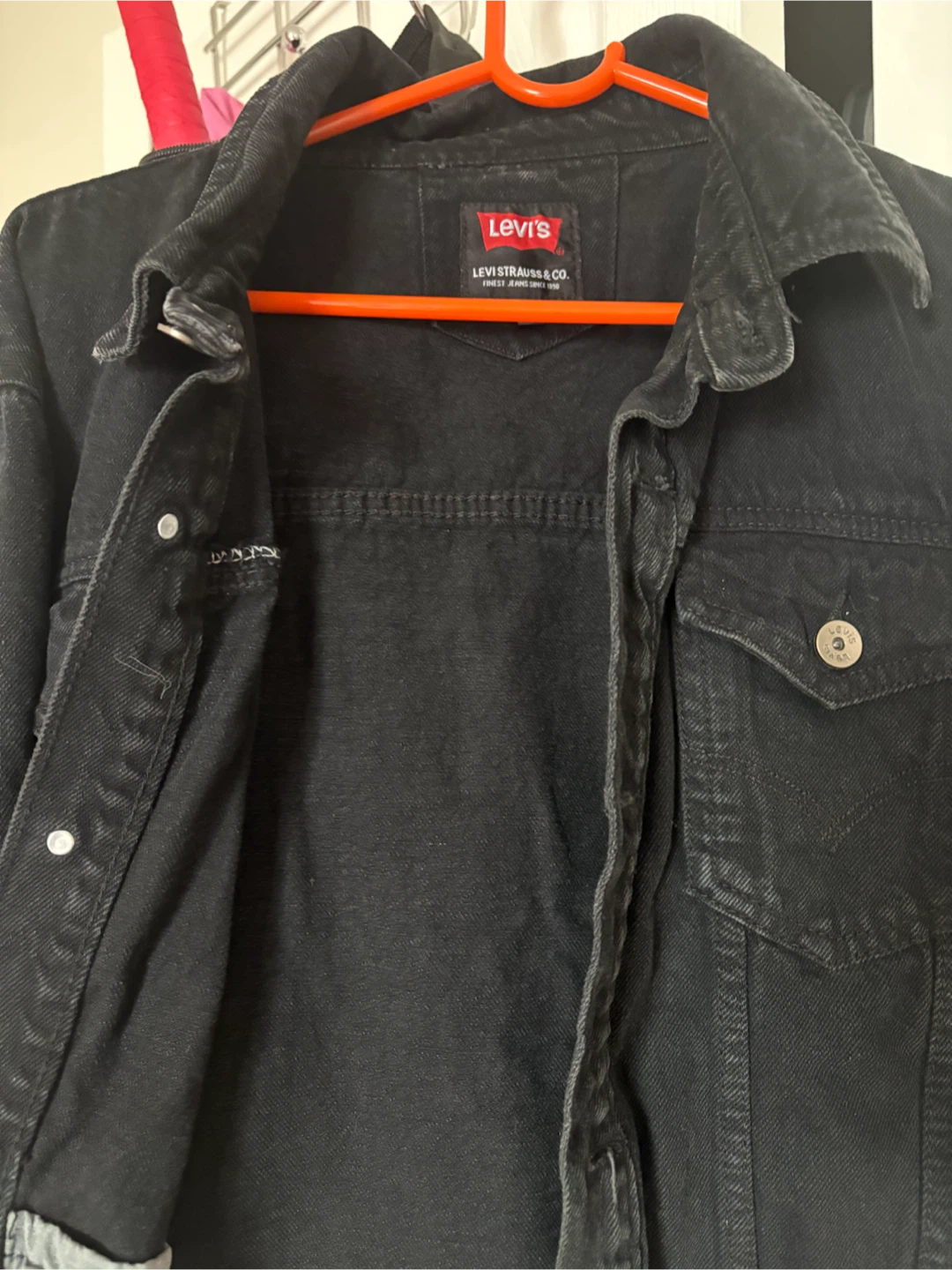 Levi's Black Denim Jacket - photo 2