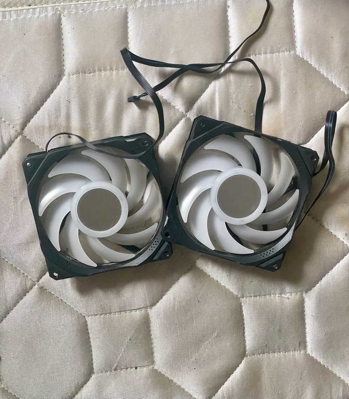 Two 120mm Computer Case Fans RGB