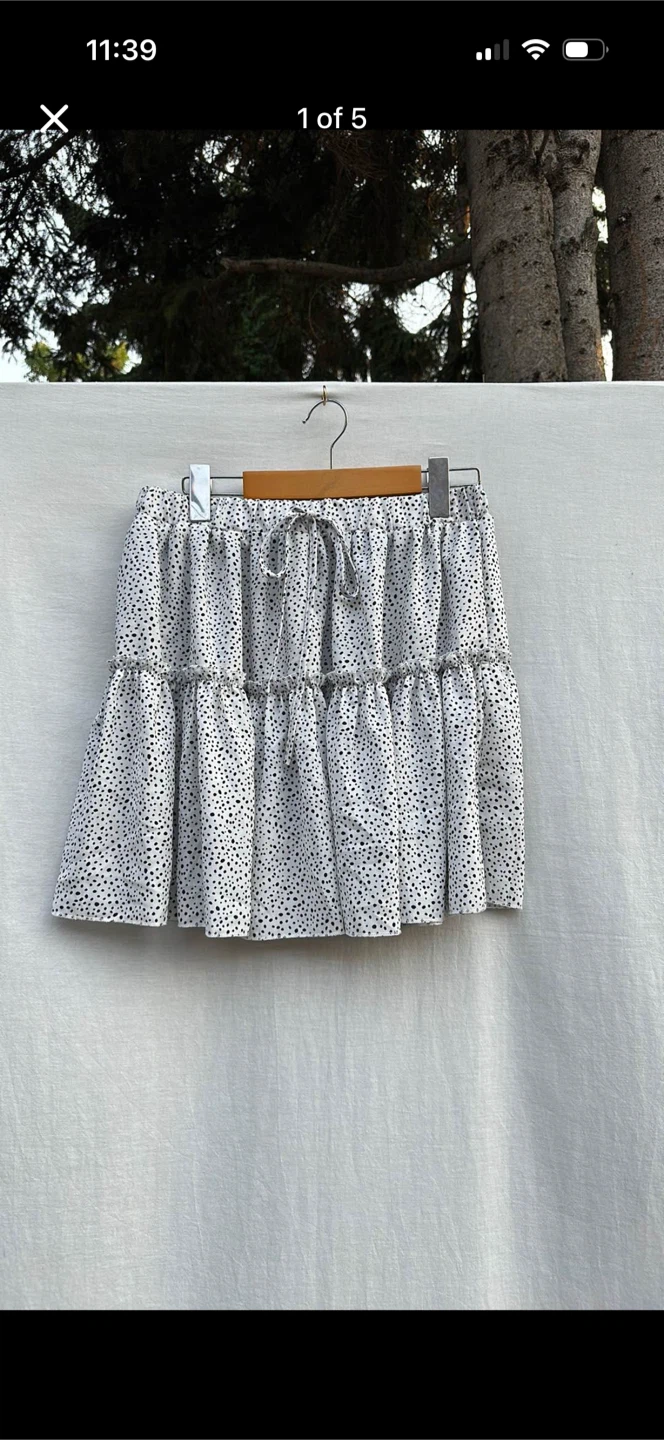 SHEIN polka dot Mini Skirt