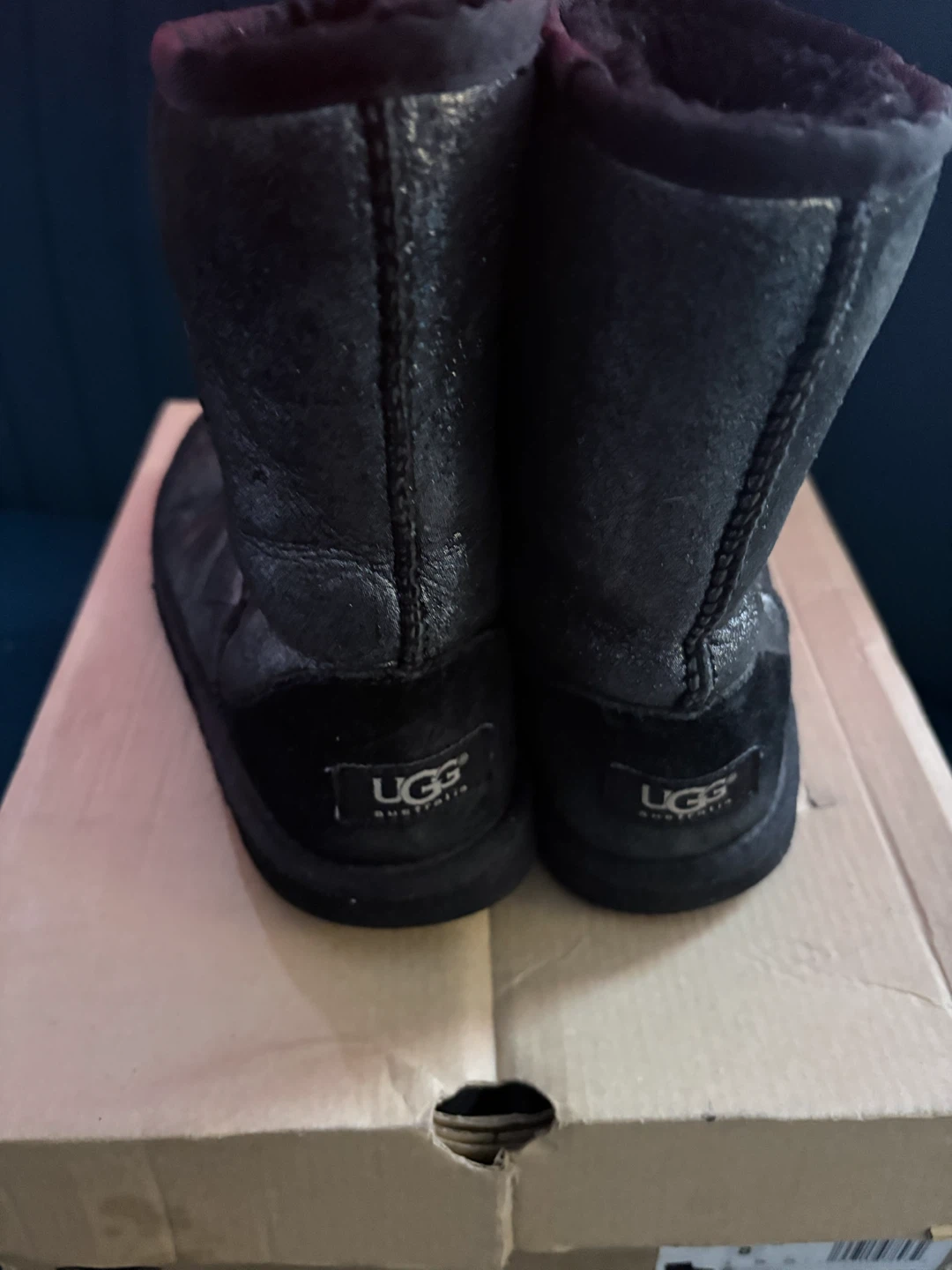 UGG W Classic Solene Mini Boots Black Size 8 - photo 2