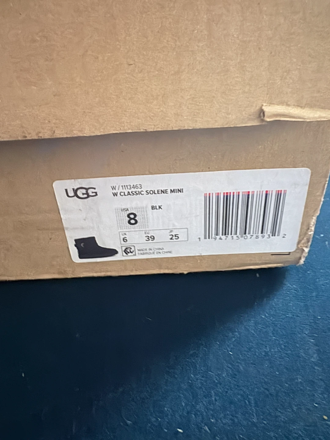 UGG W Classic Solene Mini Boots Black Size 8 - photo 3