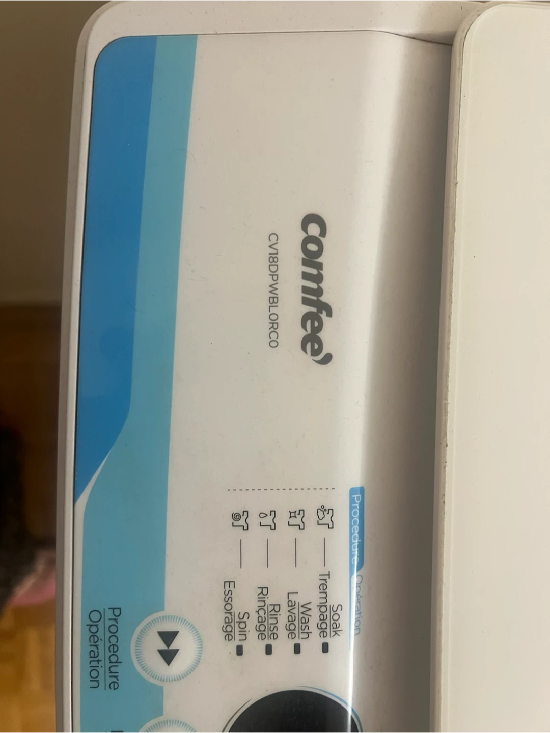 Comfee Portable Washing Machine CV18DPWBLORCO - photo 3