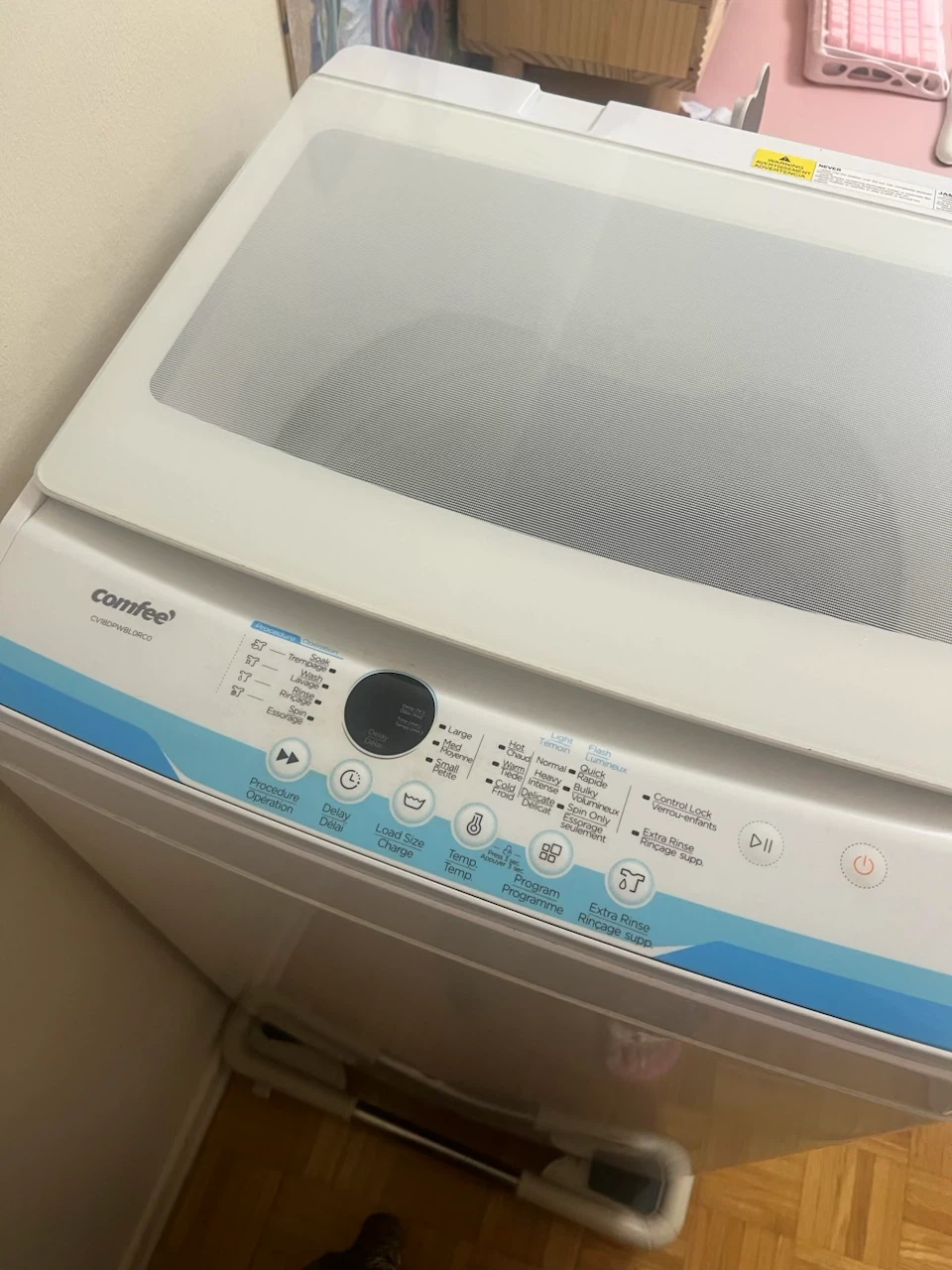 Comfee Portable Washing Machine CV18DPWBLORCO - photo 4