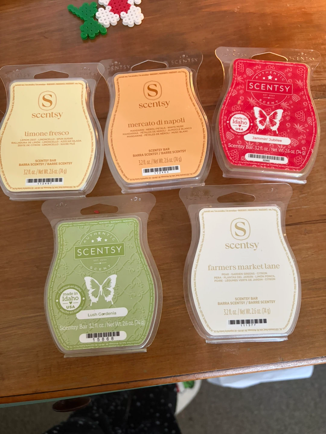 5 Scentsy Wax Bars