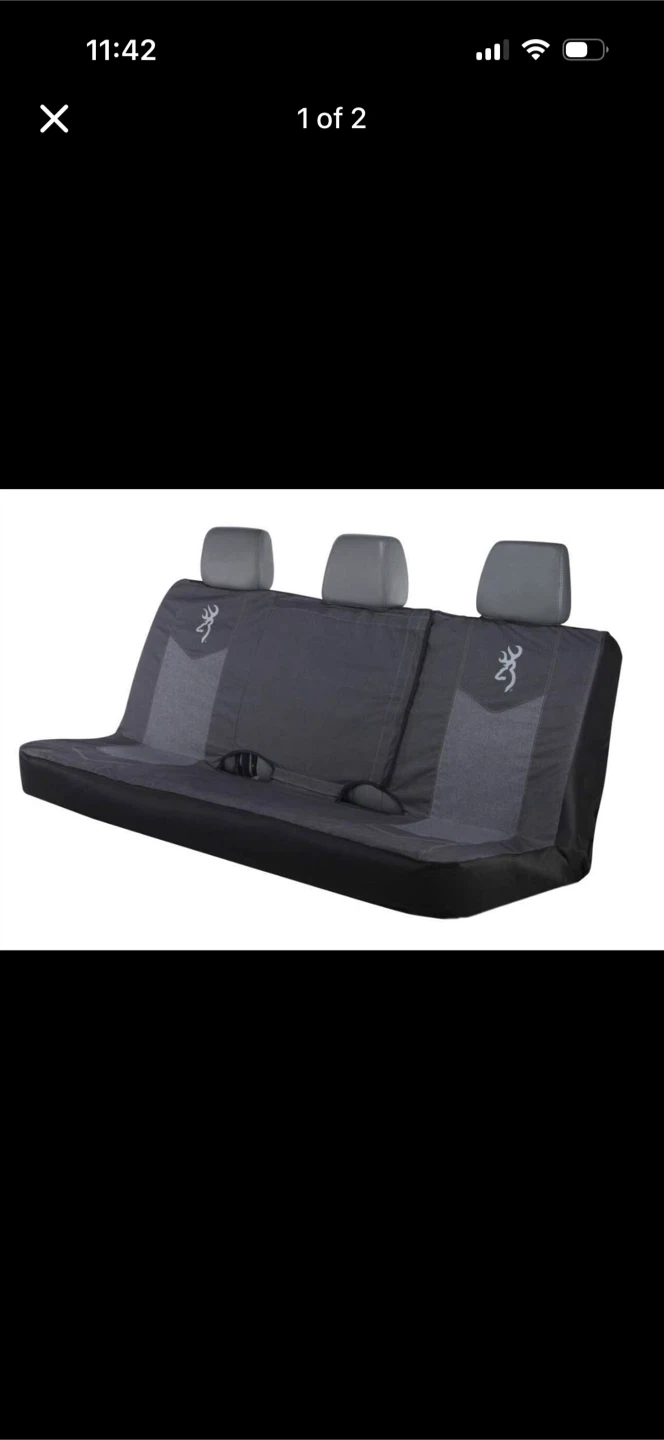 Browning Buckmark Branding Chevron Bench Seat Cover