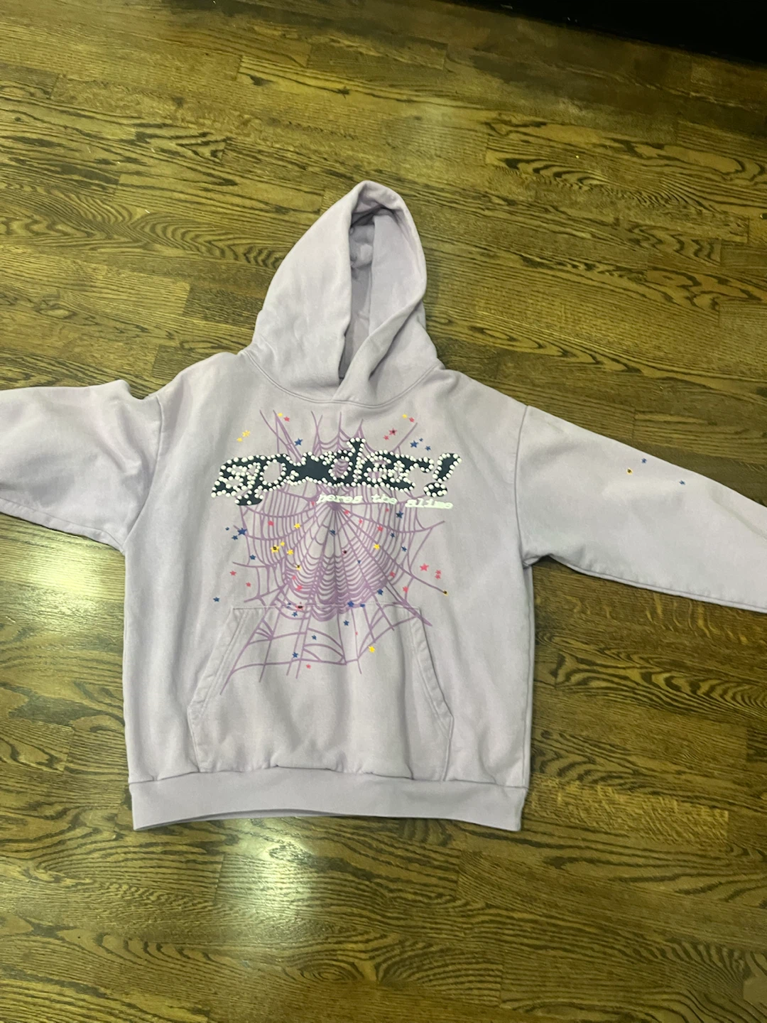 SP5DER Hoodie - Light Purple