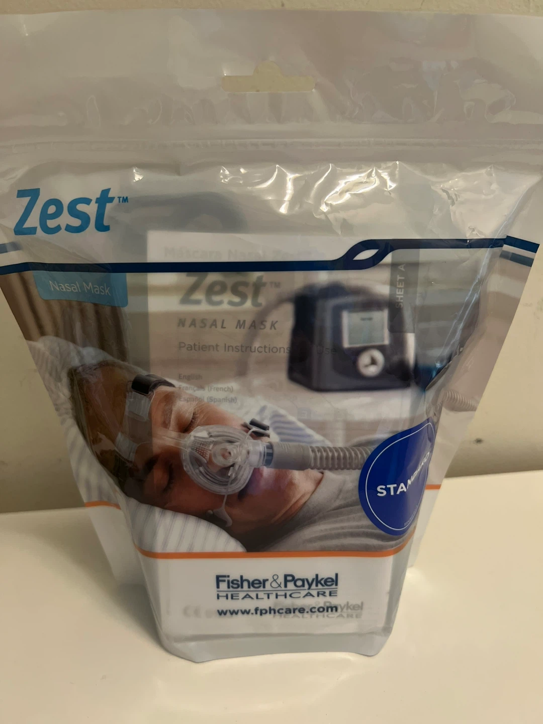 Sealed-Fisher & Paykel Zest Nasal Mask - Standard - photo 2