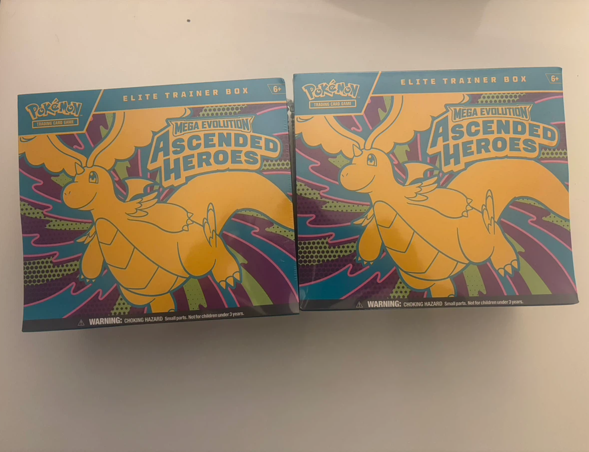 2 Pokemon Mega Evolution Elite Trainer Boxes