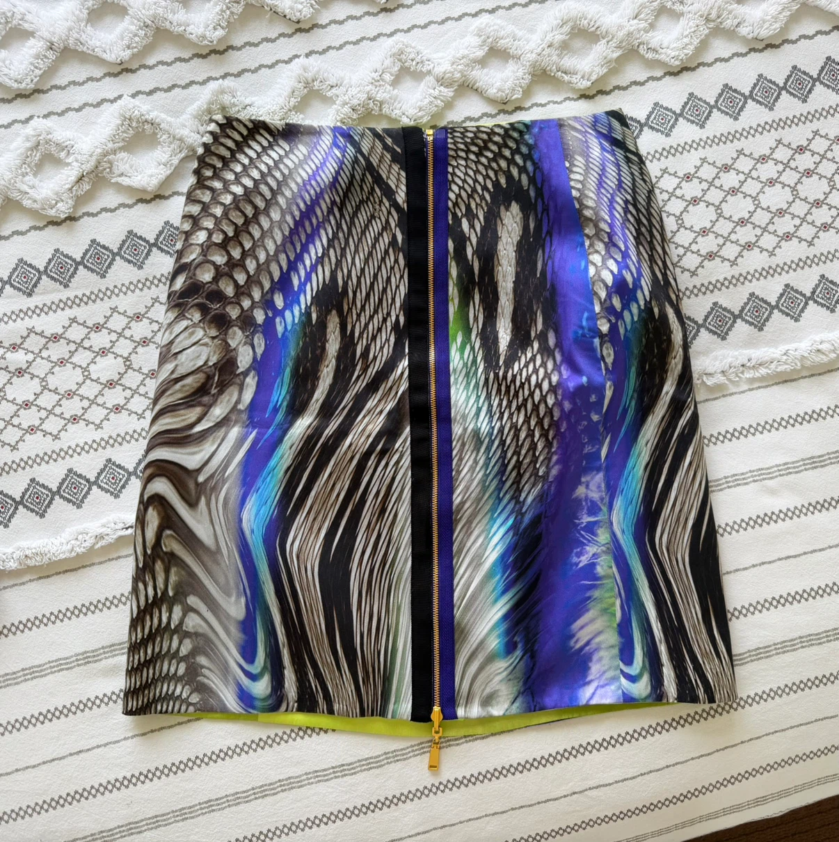🏈Vintage Elie Tahari Reversible Silk Pencil Skirt - photo 2