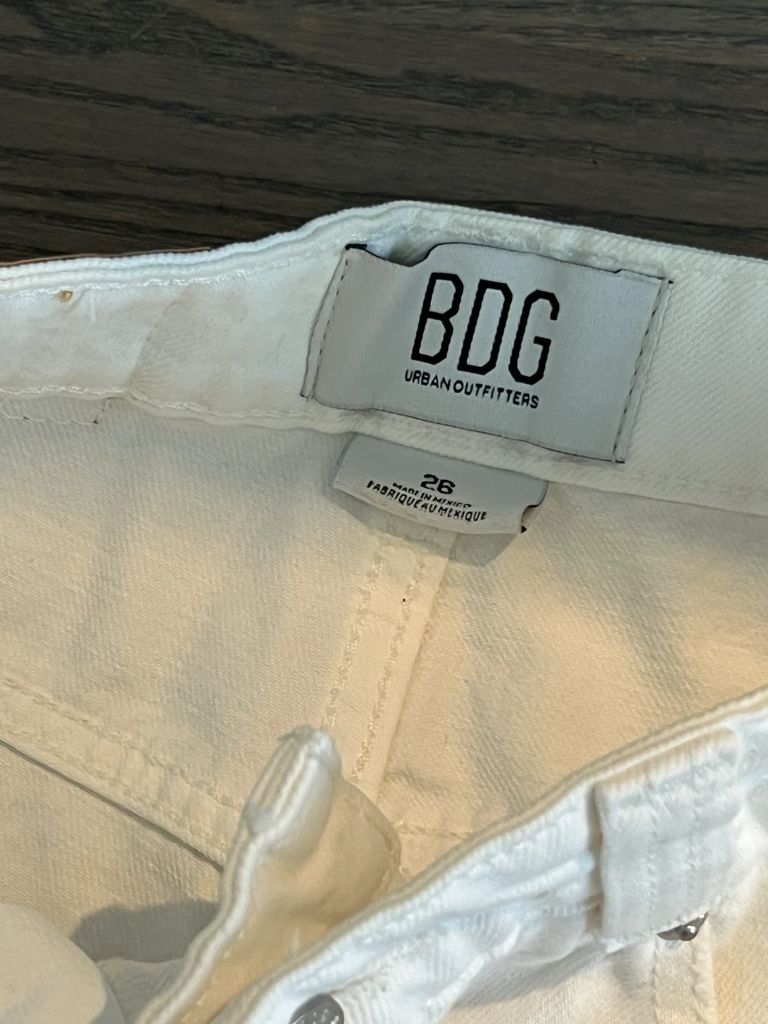 🏈 BDG Urban Outfitters White bella Carpenter Jeans - photo 2