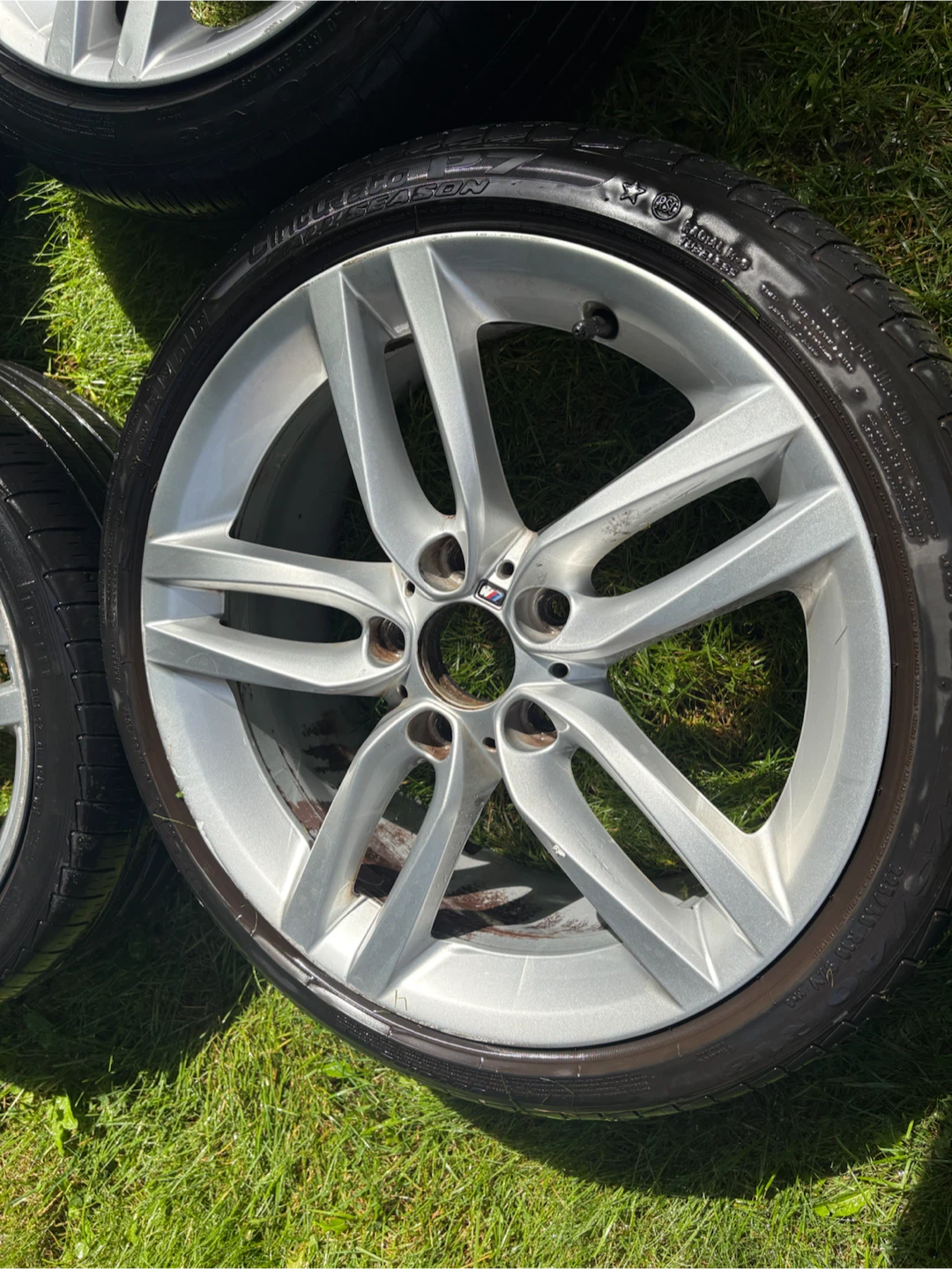 M badge - BMW rims with tires- 18 inch