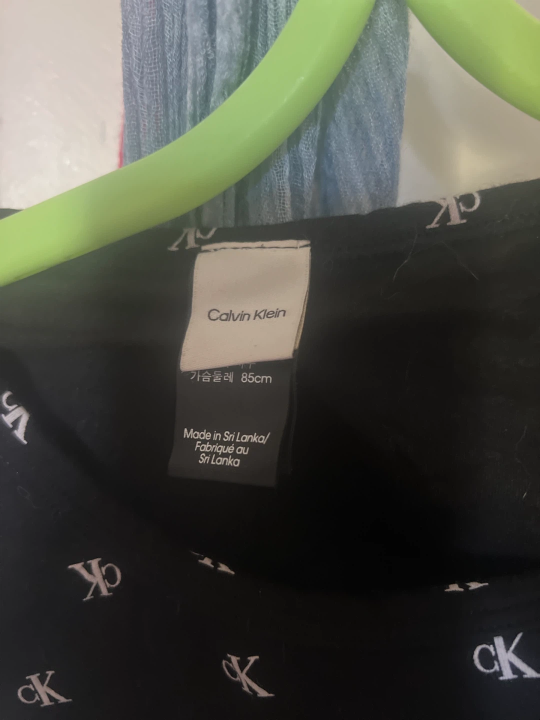 Calvin Klein Modal Black Long Sleeve Crop Top - photo 3