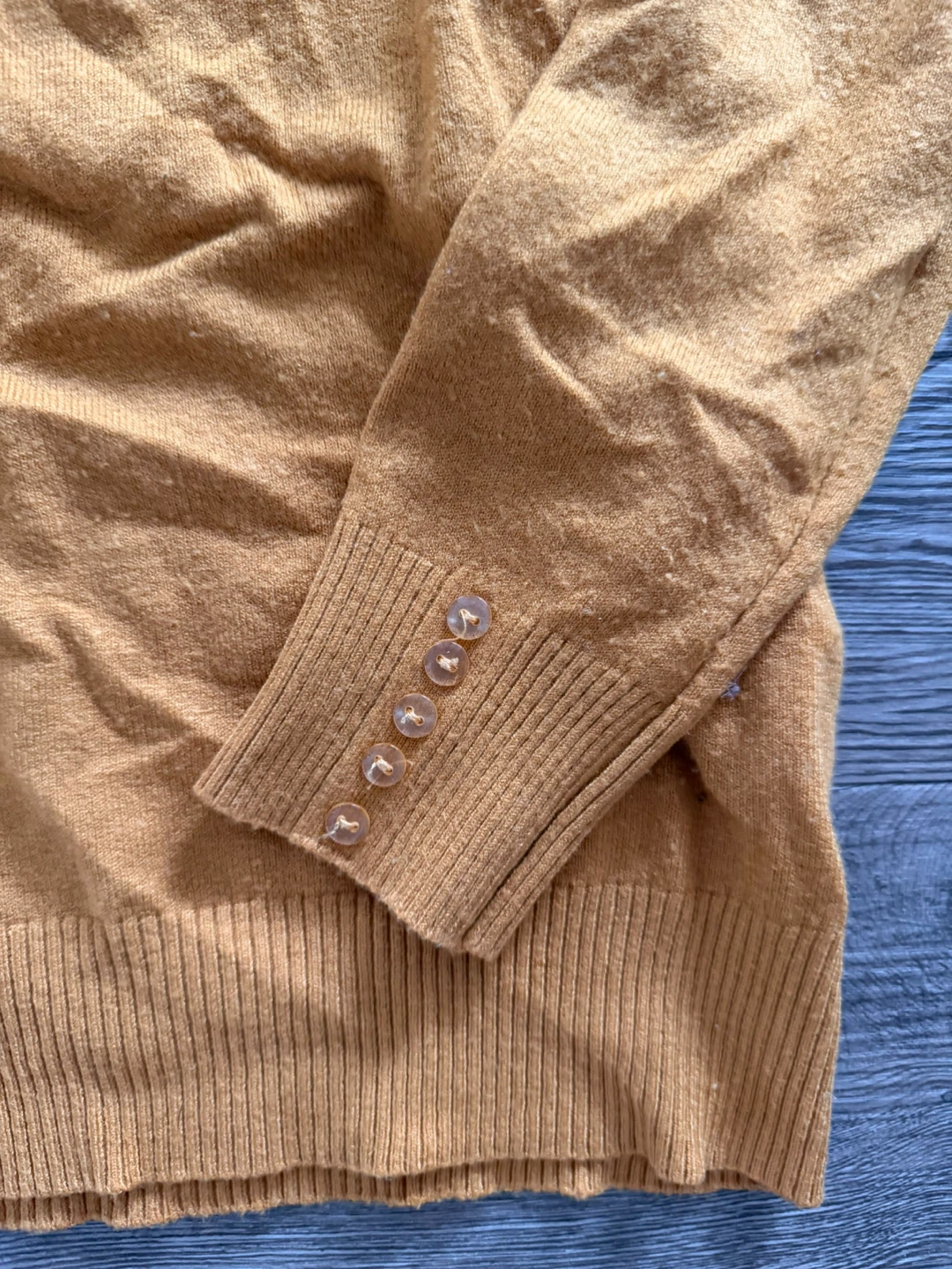 Silk blend Mustard Yellow Turtle Neck Sweater - photo 2