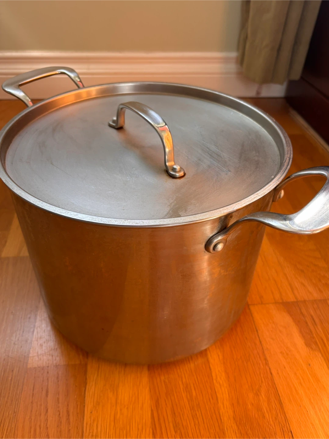 Large Stainless Steel Stock Pot with Lid 🏈 - photo 2
