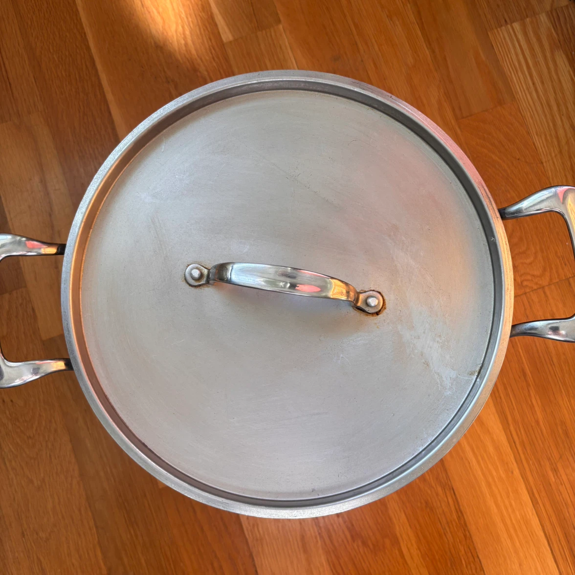 Large Stainless Steel Stock Pot with Lid 🏈 - photo 4