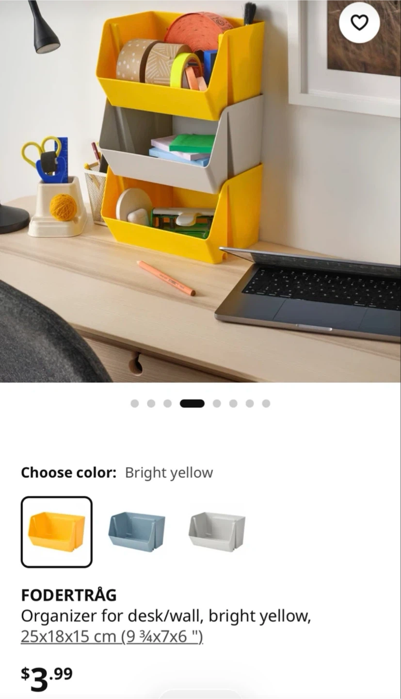 🏈 IKEA FODERTRÅG Wall Organizer - photo 3