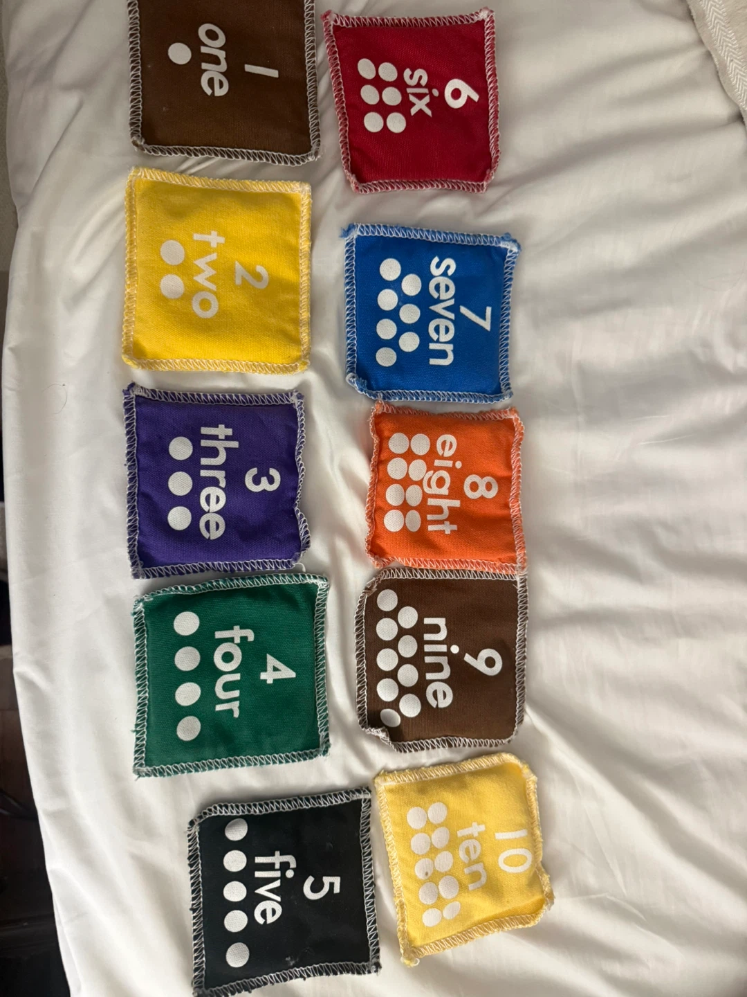 Lakeshore Learning Numbered Bean Bags