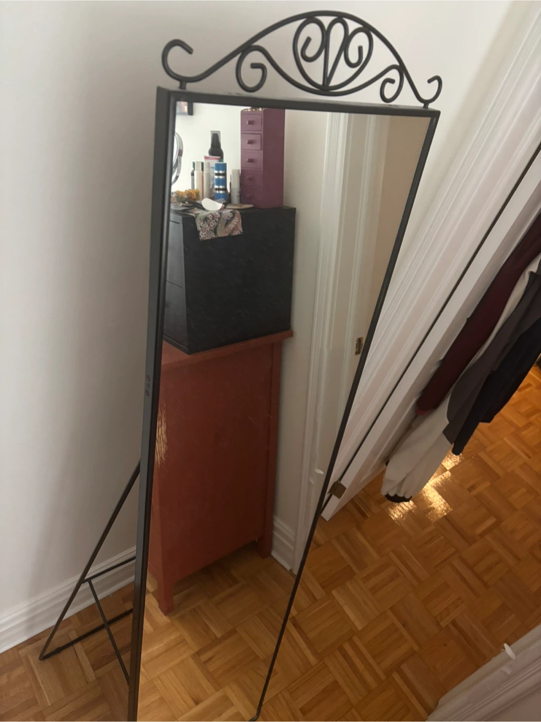 Black Standing Floor Mirror - photo 3