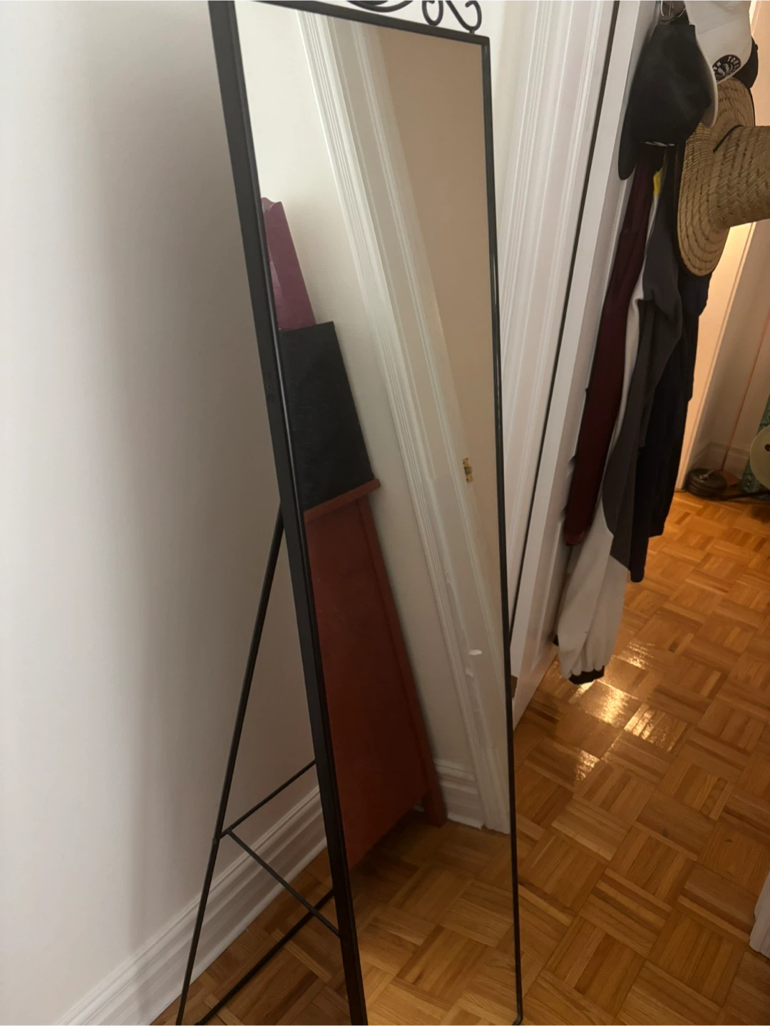 Black Standing Floor Mirror - photo 4