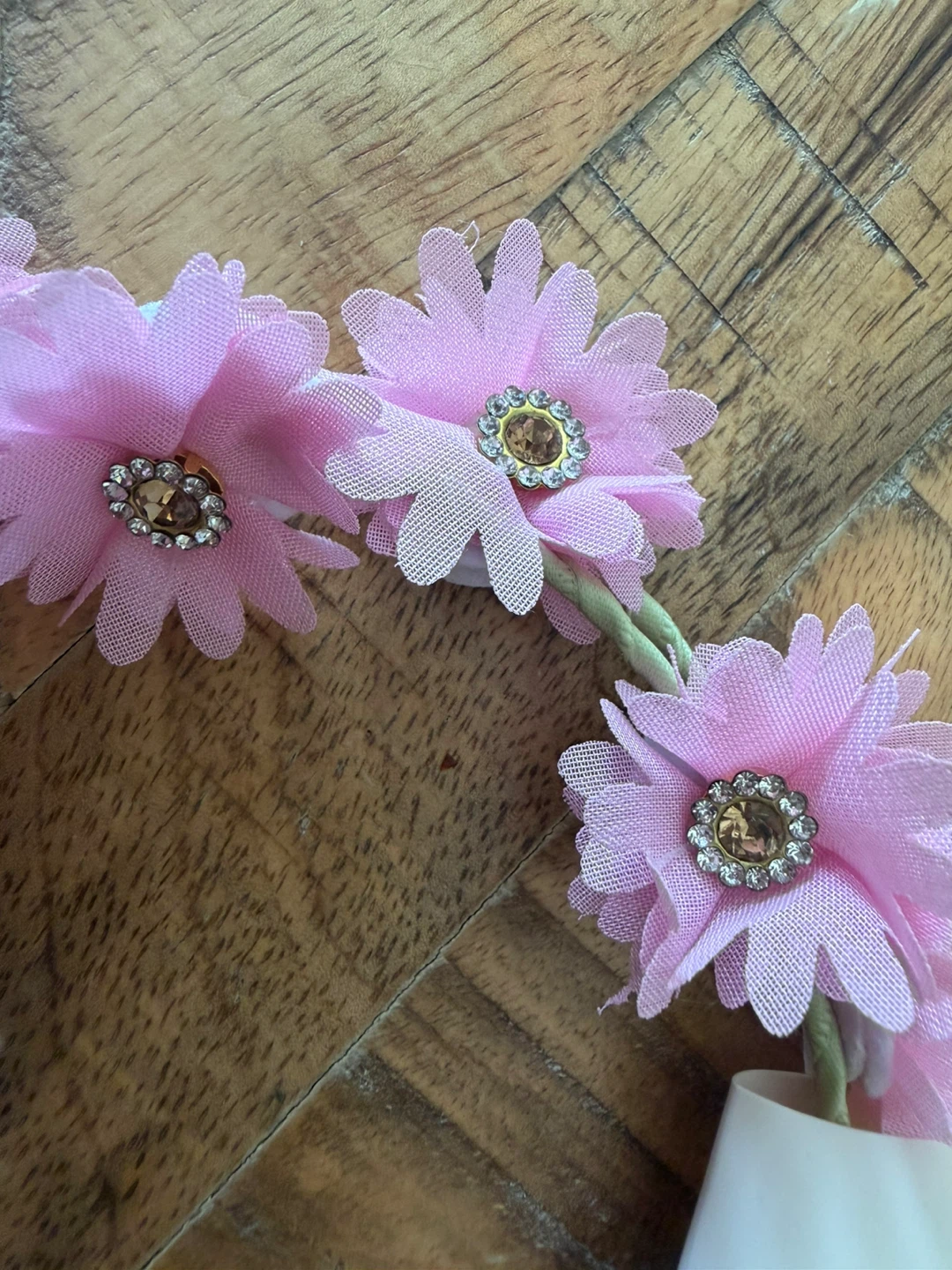 🏈George Pink Flower Headband - photo 5