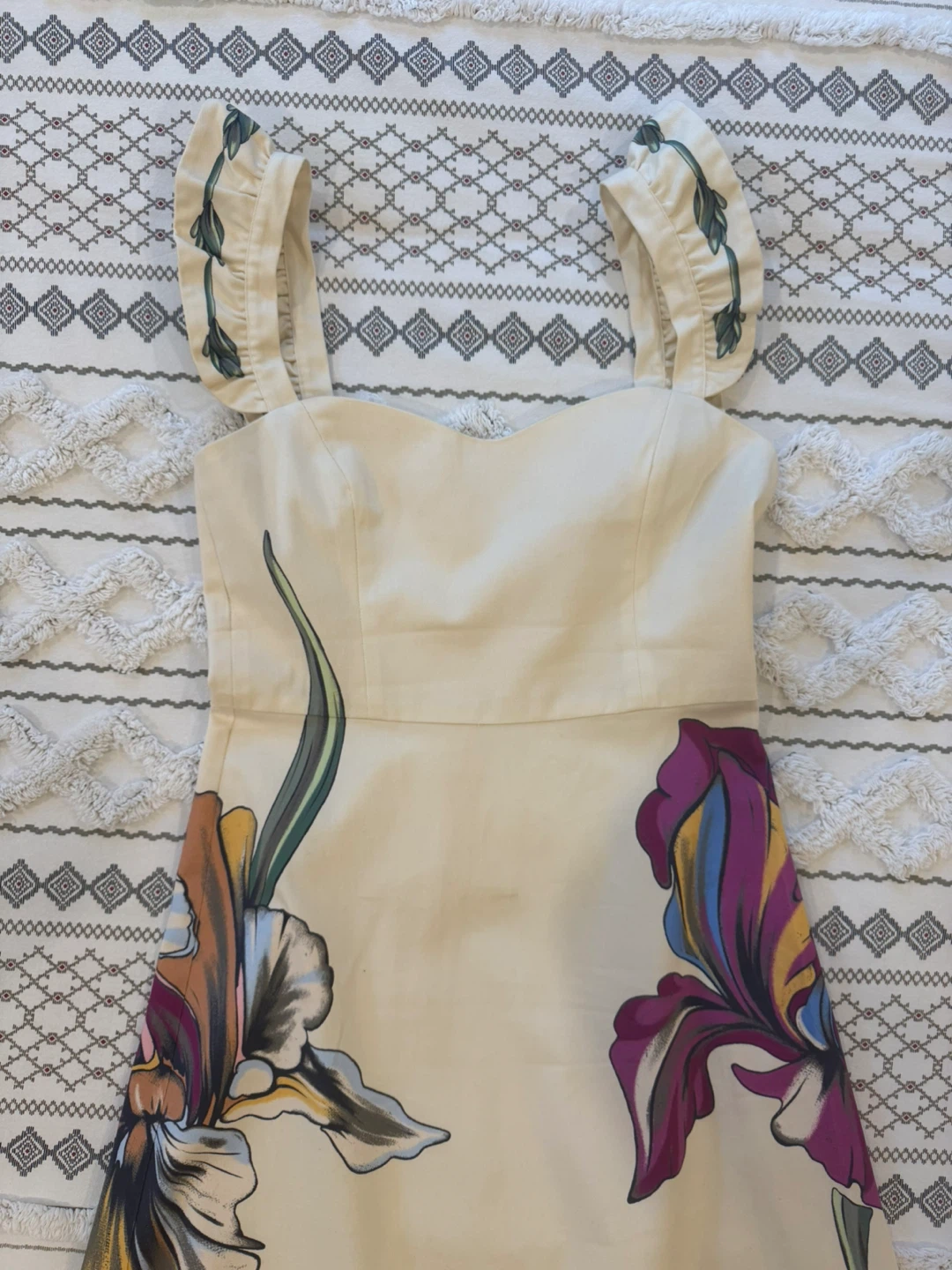 🏈 La DOBLEJ Gingerbread Floral Print Mini Dress - photo 2