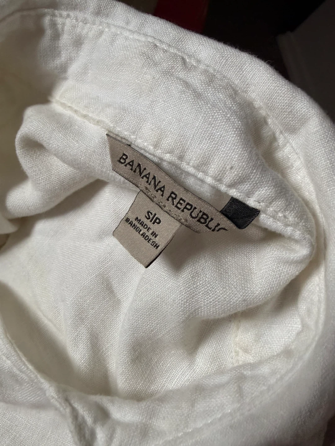 100% Linen Banana Republic Linen Wrap Dress - White - Size Small - photo 3