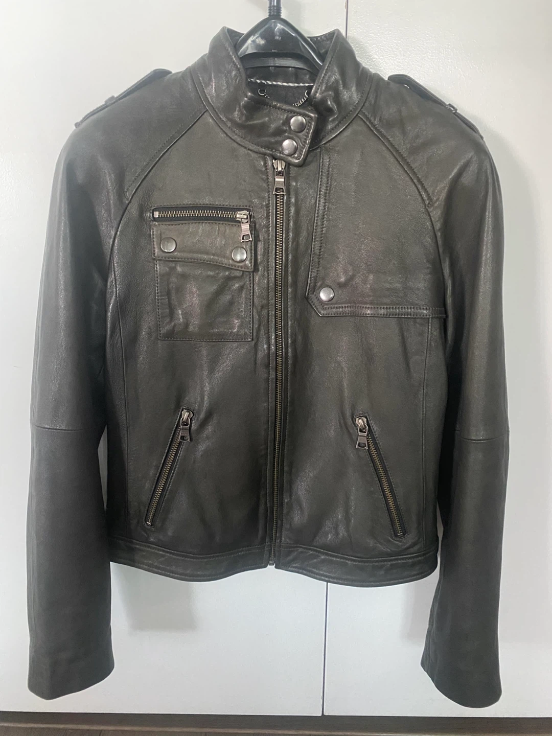 Banana Republic Women’s Leather Moto Jacket - photo 4