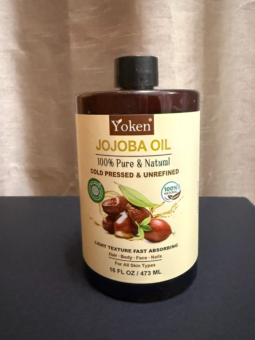🏈Yoken 100% Pure & Natural Jojoba Oil 16 fl oz