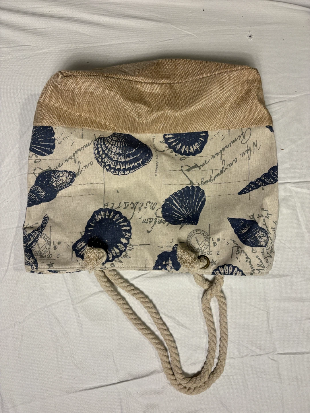 Nautical Shell Pattern Tote Bag - photo 2