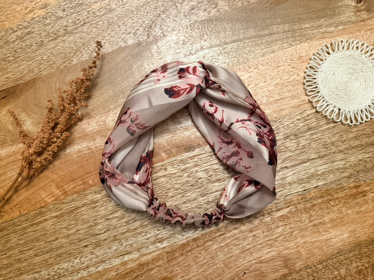 🏈 Anthropologie Adenne Knotted Headband - Vintage Floral