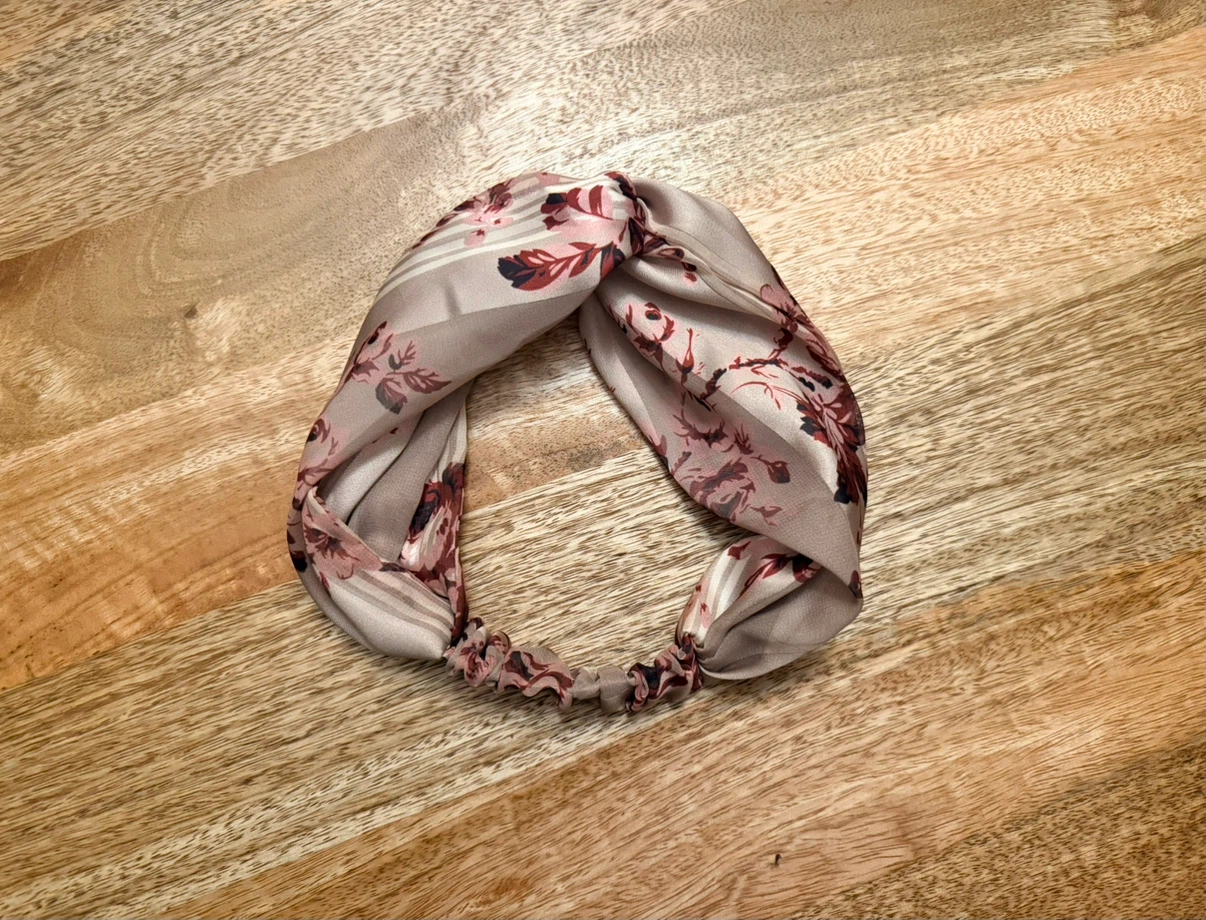 🏈 Anthropologie Adenne Knotted Headband - Vintage Floral - photo 5