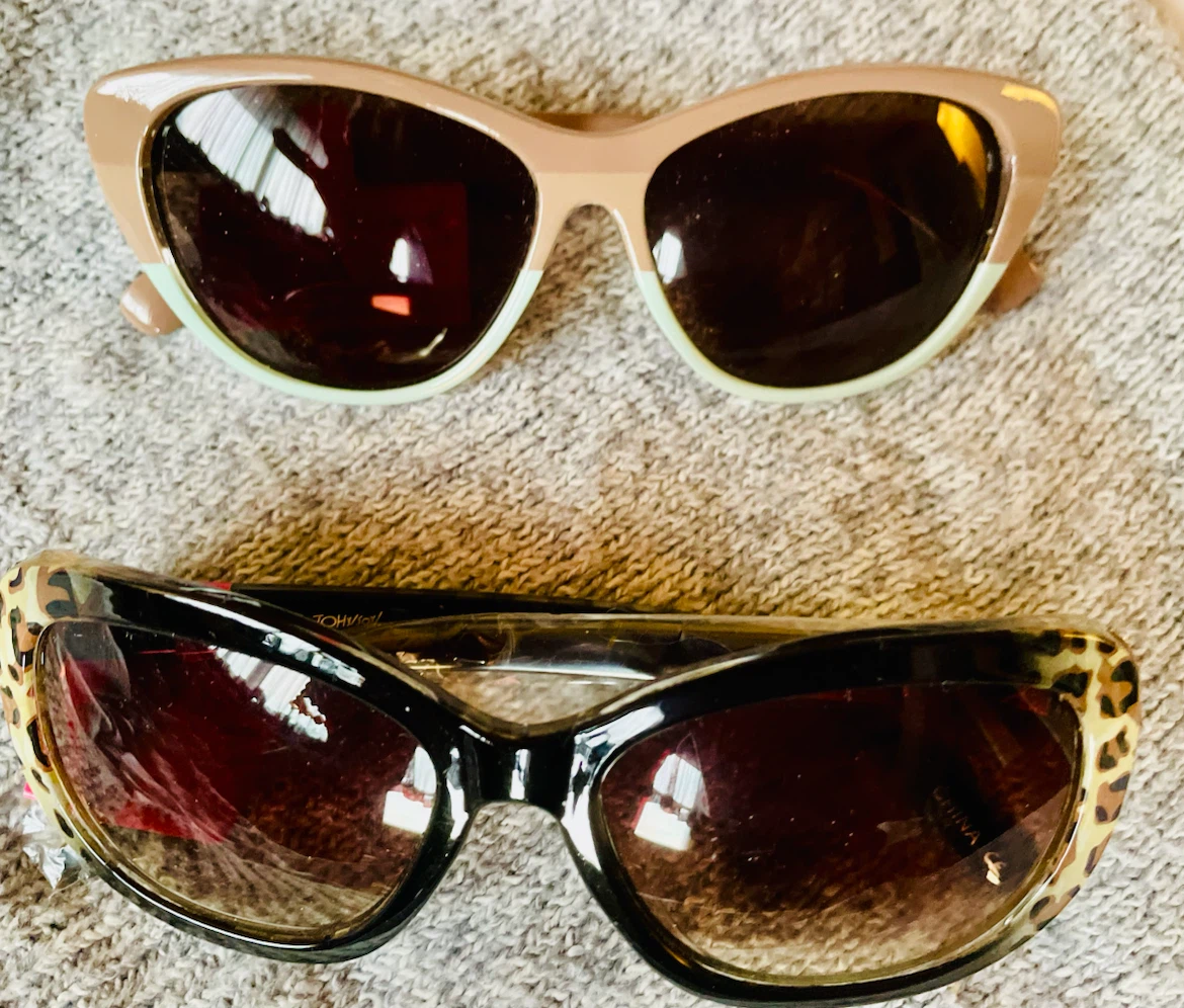 Two Pairs of Betsey Johnson Sunglasses