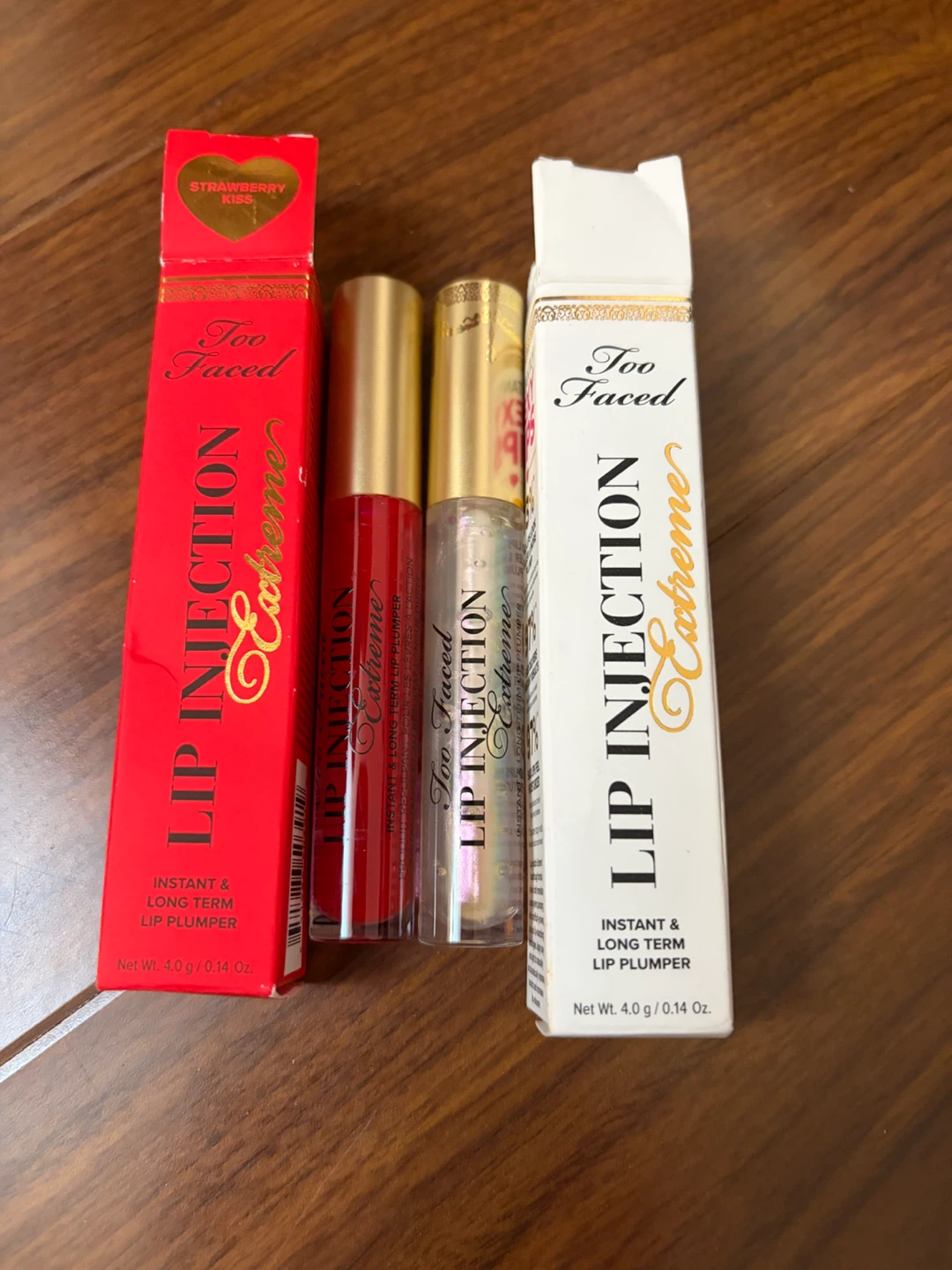 Too Faced Lip Injection Extreme Lip  plumpers set of 2 for $45
