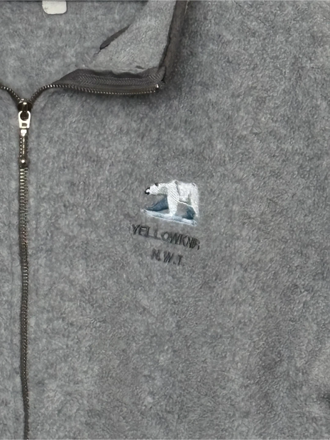 🏈Vintage Yellowknife N.W.T. Polar Bear Fleece Jacket - photo 2