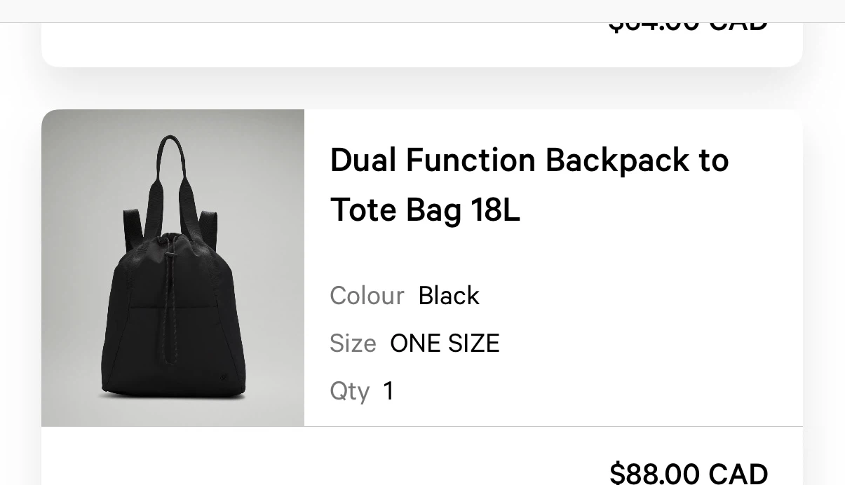 Lululemon Dual Function Backpack to Tote Bag 18L - photo 3