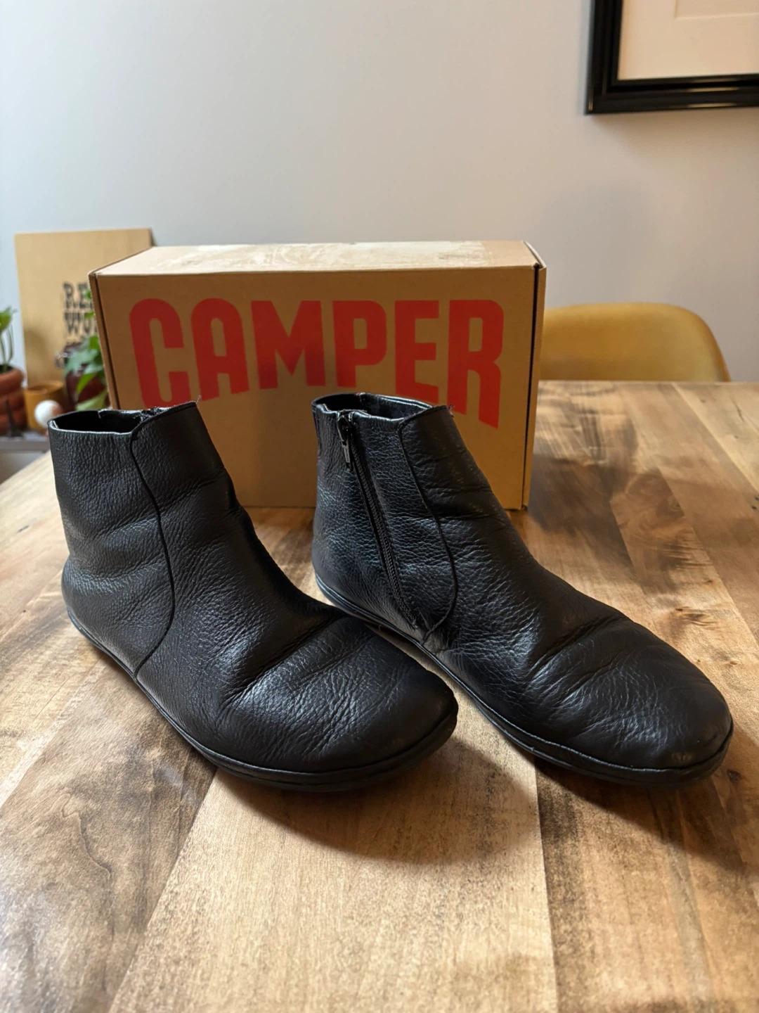 Camper Nina Ankle Boots Black Leather | Size EU 40 - photo 2