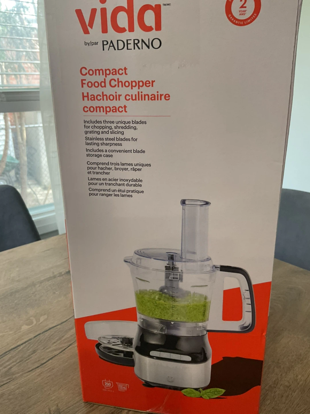 vida by PADERNO Compact Food Chopper - photo 2