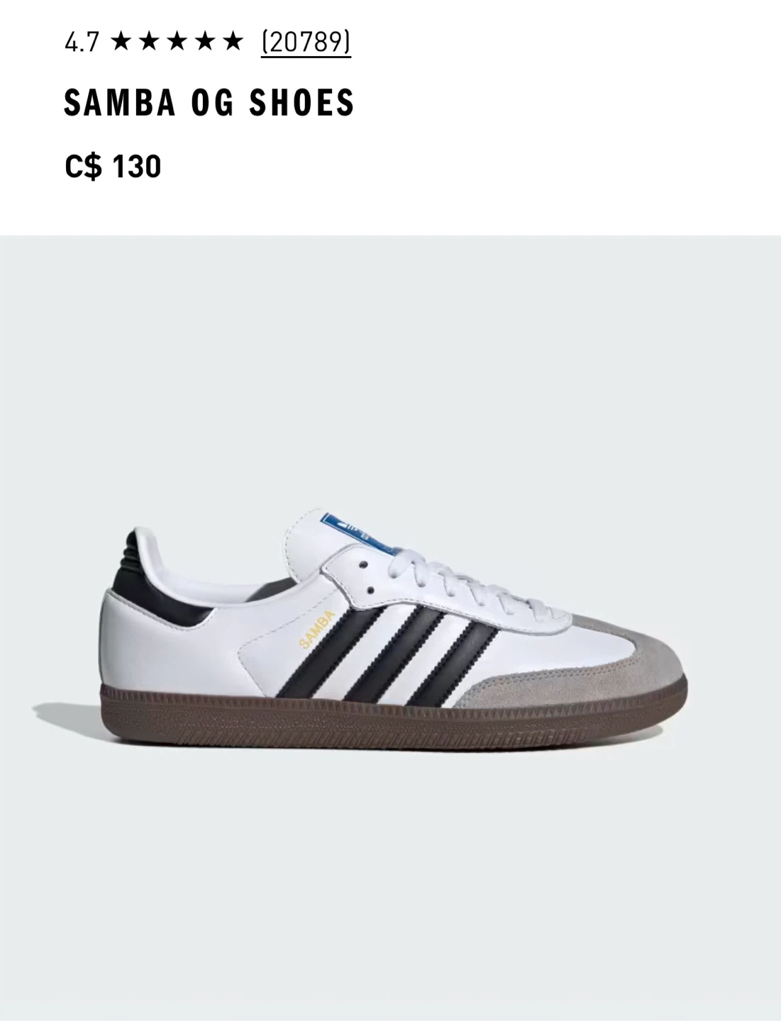 Adidas Samba OG Shoes White - photo 5