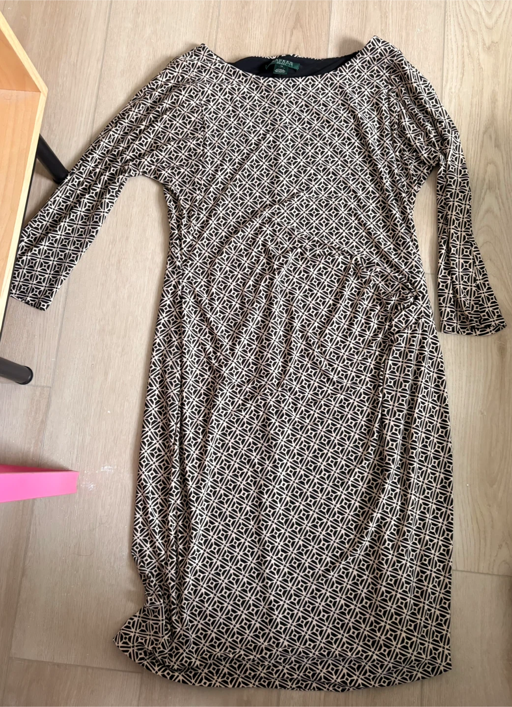 Ralph Lauren patterned midi dress