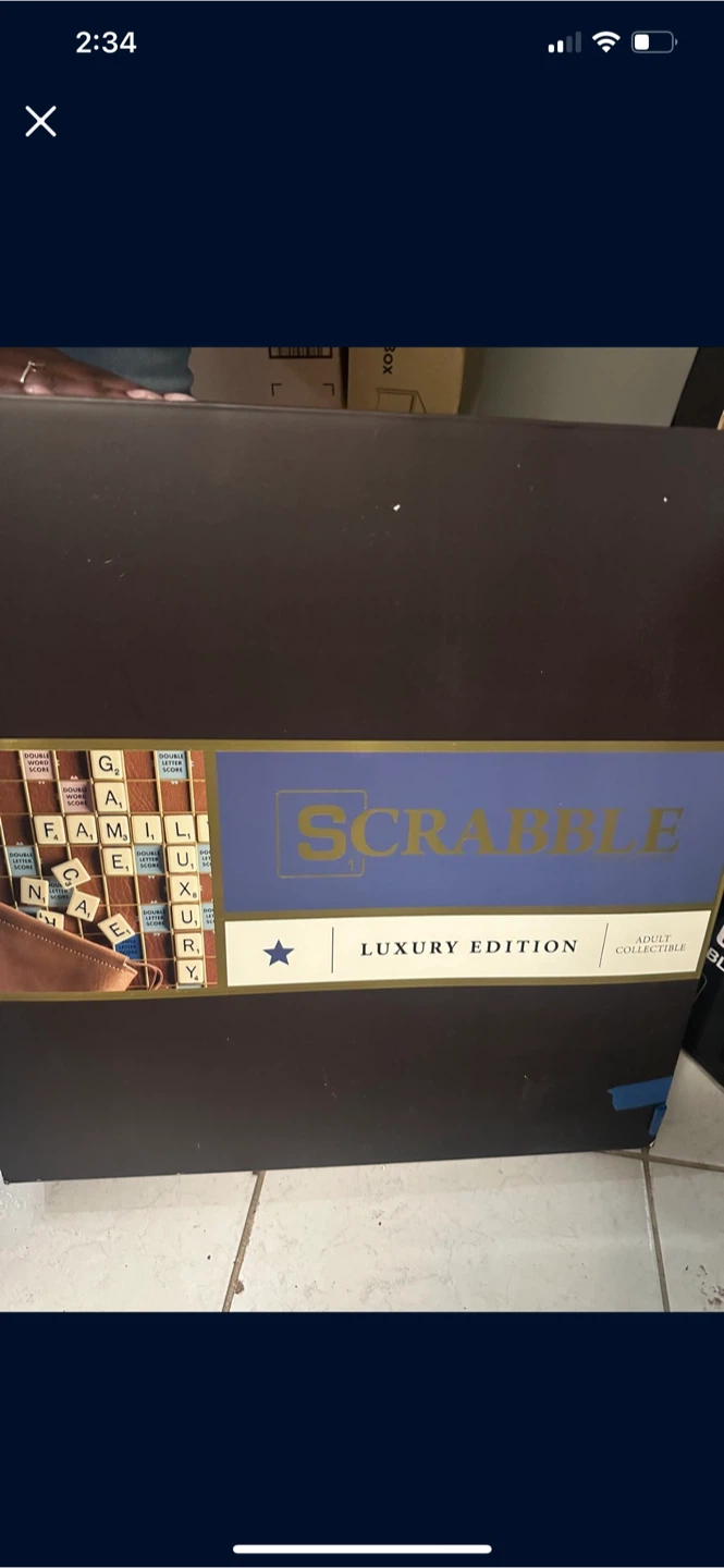 Scrabble Luxury Edition Adult Collectible