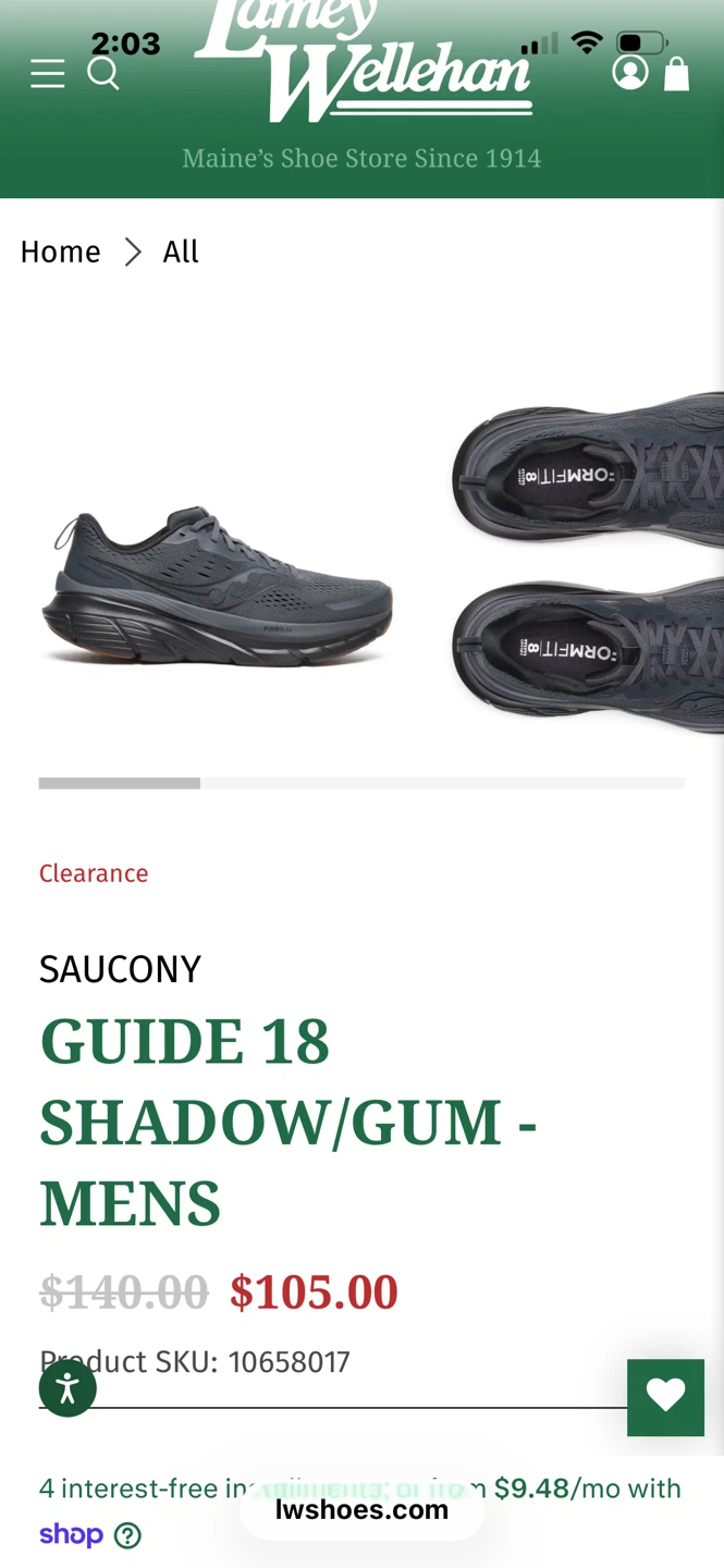 Saucony Guide 18 Men's Running Shoes